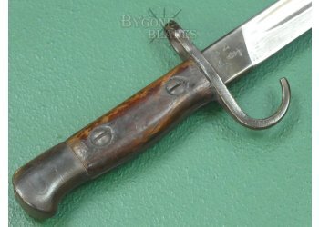 British 1907 Mk1 Hooked Quillon Bayonet. Royal Navy Issue. 1909. #2401037 #9