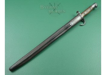 British 1907 Mk1 Pattern Hooked Quillon Bayonet &amp; No.1 Mk1 Scabbard. Northumberland Fusiliers #4