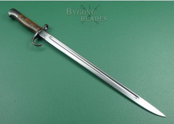 British 1907 Mk1 Pattern Hooked Quillon Bayonet &amp; No.1 Mk1 Scabbard. Northumberland Fusiliers #5