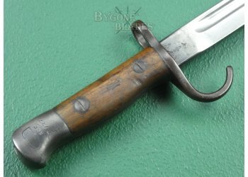 British 1907 Mk1 Pattern Hooked Quillon Bayonet &amp; No.1 Mk1 Scabbard. Northumberland Fusiliers #9