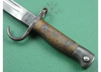 British 1907 Mk1 Pattern Hooked Quillon Bayonet &amp; No.1 Mk1 Scabbard. Northumberland Fusiliers #10