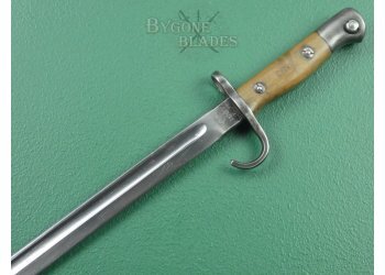 British 1907 Mk1 Pattern Hooked Quillon Bayonet &amp; No.1 Mk1 Scabbard. Royal Warwickshire Regiment #8