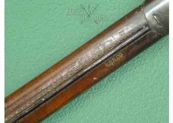 British 1907 Mk1 Pattern Hooked Quillon Bayonet. Royal Navy Issue. Matching Scabbard. #2202032 #13