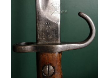 British 1907 MkI Hooked Quillon Bayonet. Bedfordshire Regiment #8
