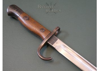 British 1907 MkI Hooked Quillon Bayonet. Sanderson 1910. The Loyal North Lancashire Regiment WW1 #8