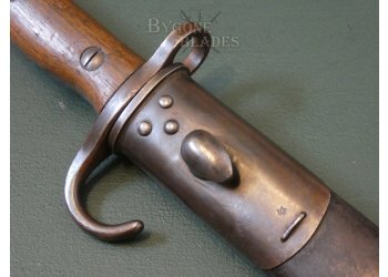 British 1907 MkI Hooked Quillon Bayonet. Sanderson 1910. The Loyal North Lancashire Regiment WW1 #13