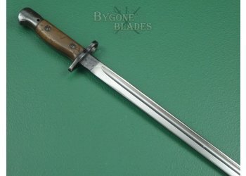 British 1907 Pattern Bayonet. Hooked Quillon Removed. EFD 1910. #2302012 #7