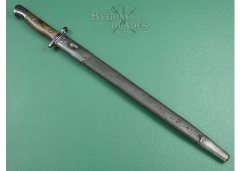 British 1907 Pattern Bayonet. Remington 1915. Unit Marked. #2211031 #3
