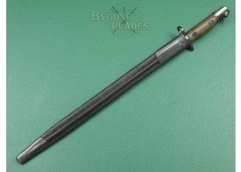 British 1907 Pattern Bayonet. Remington 1915. Unit Marked. #2211031 #4