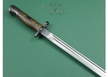 British 1907 Pattern Bayonet. Remington 1915. Unit Marked. #2211031 #7