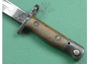British 1907 Pattern Bayonet. Remington 1915. Unit Marked. #2211031 #10