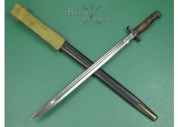 British 1907 Pattern Bayonet. Royal West Kent Regiment. Sanderson 1918. #2410005 #2