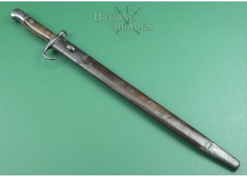 British 1907 Pattern Hooked Quillon Bayonet. 5th (Sandringham) Battalion. Norfolk Regiment.  #3
