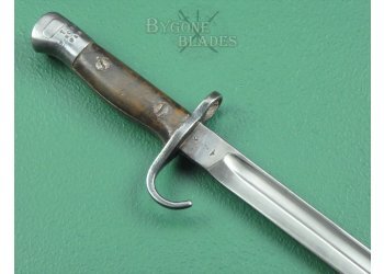 British 1907 Pattern Hooked Quillon Bayonet. 5th (Sandringham) Battalion. Norfolk Regiment.  #7