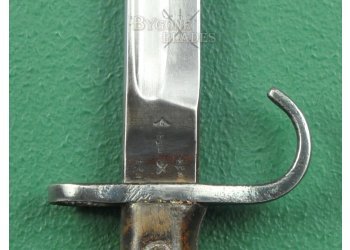 British 1907 Pattern Hooked Quillon Bayonet. 5th (Sandringham) Battalion. Norfolk Regiment.  #9