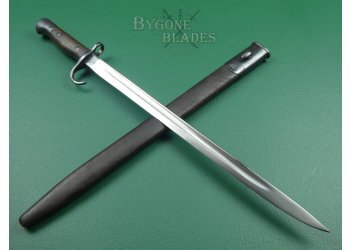 Mk1 Hook Quillon Bayonet. Mk1 Internal Chape Scabbard