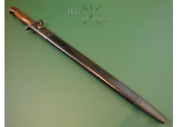 British 1907 Pattern Presentation Lanchester Submachine Gun Bayonet. Wilkinson Sword Company #7