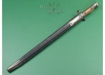 British 1907 Pattern WW1 Bayonet. Sanderson 1915. #2203001 #4