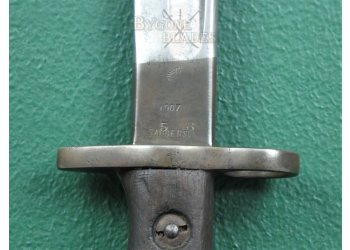 British 1907 Pattern WW1 Bayonet. Sanderson #10