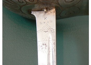 British 1912 Named WW1 Cavalry Officers Sword. Cpt. J. L. Pringle. Lothians &amp; Border Horse #13