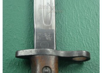 British 1913 Pattern WW1 Bayonet. Remington June, 1917 #11