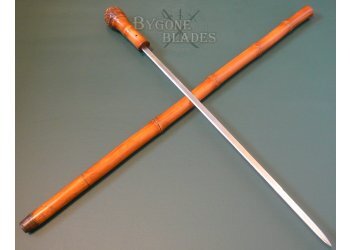 Antique Bamboo Sword Cane