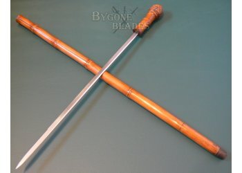 Victorian Root Ball Sword Cane