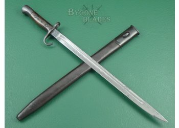 1907 Mk1 Hooky bayonet. Mk1 scabbard