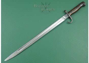 British 1907 Mk1 Hooked Quillon Bayonet. Mk1 Internal Chape Scabbard. #2207018 #6