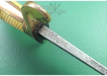 British Blue &amp; Gilt George III Royal Navy Officer&#039;s Sword. Drury. London #13