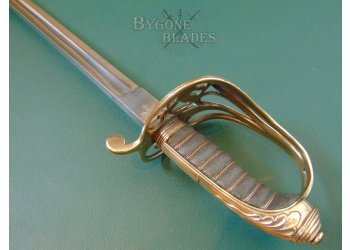 British Boer War P1861 Infantry Staff Sergeant&#039;s Sword. The Queens&#039; (Royal West Surrey Reg #8