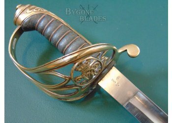 British Boer War P1861 Infantry Staff Sergeant&#039;s Sword. The Queens&#039; (Royal West Surrey Reg #10