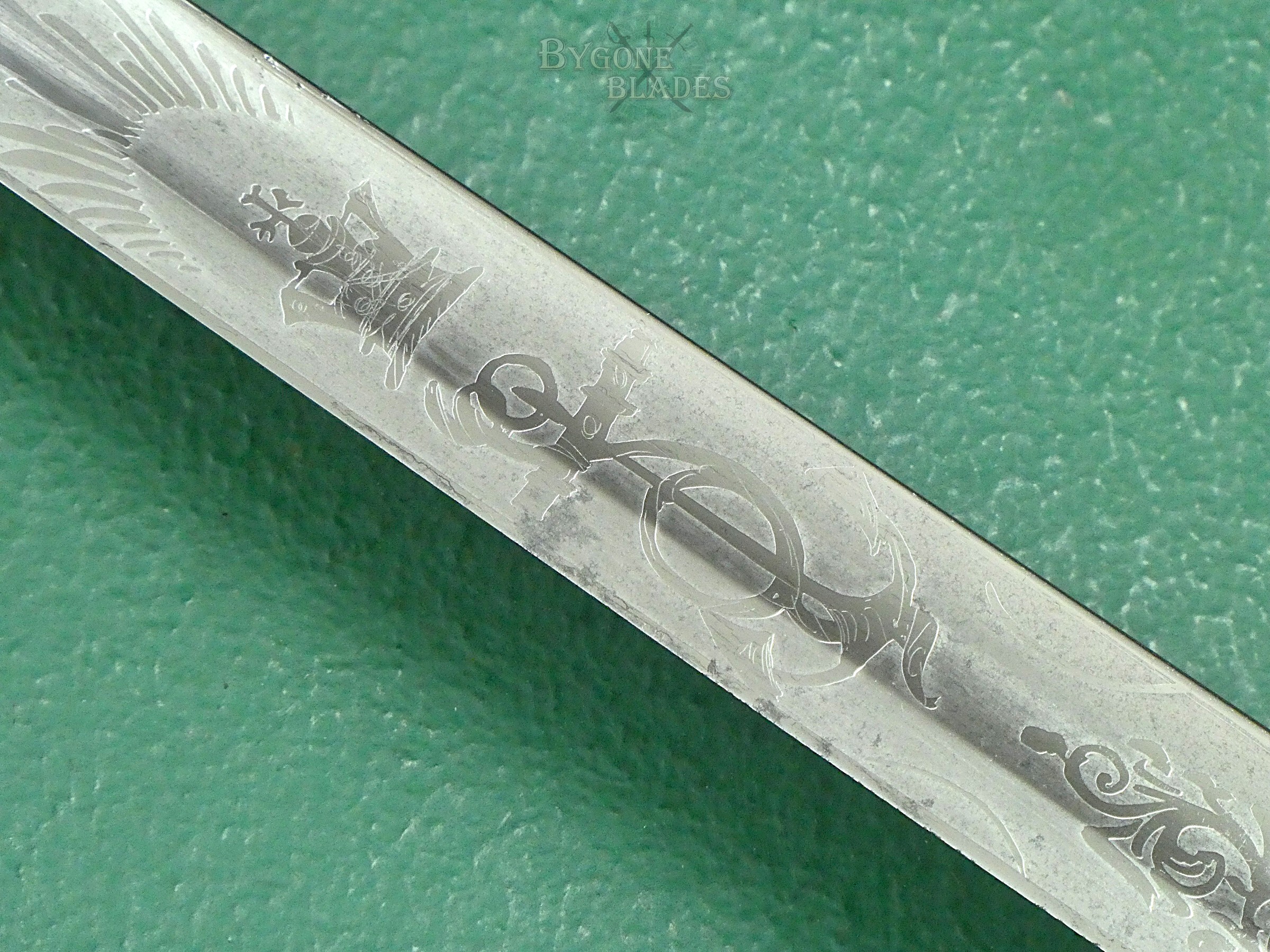 British Early 1846 Pattern Royal Navy Officers Sword. Kenning Circa 1850. #2609003 #14
