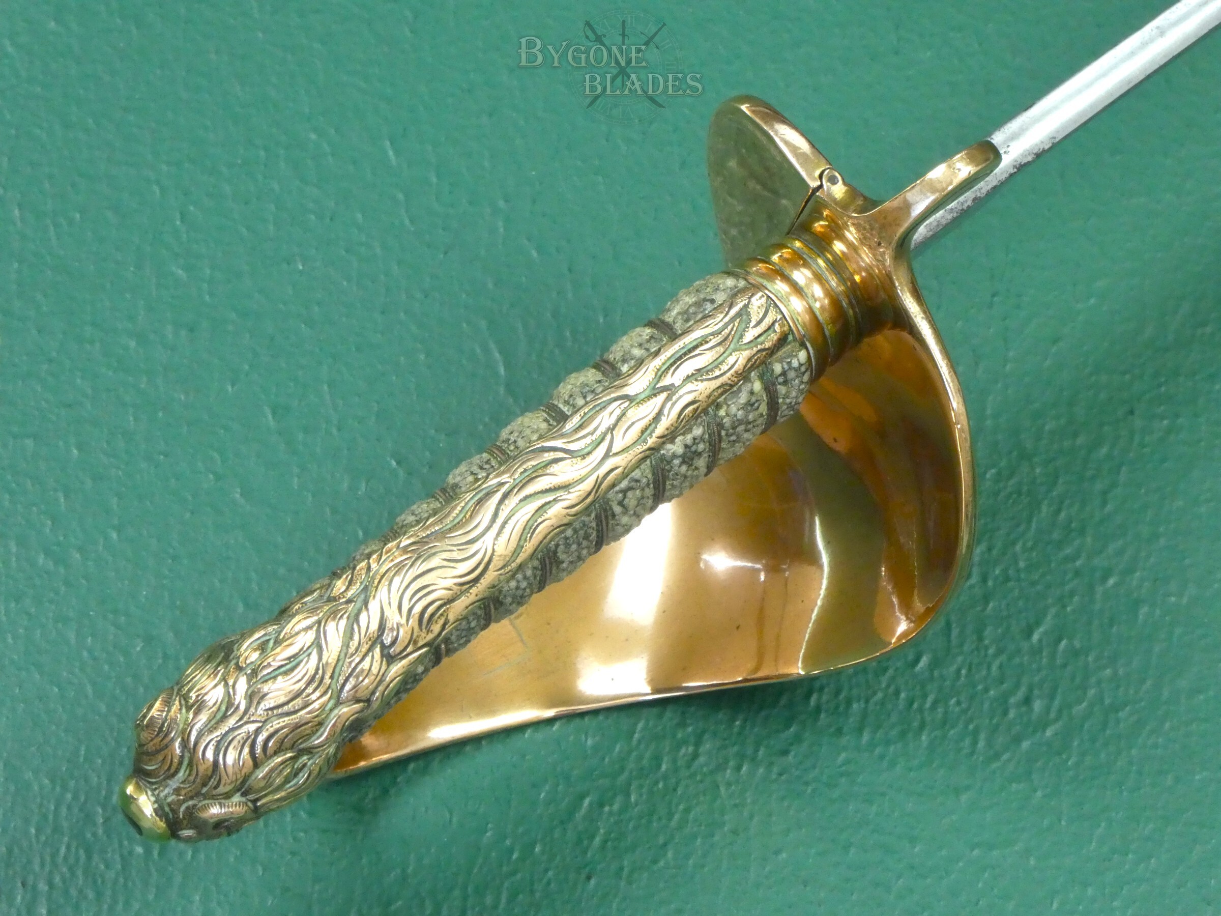 British Early 1846 Pattern Royal Navy Officers Sword. Kenning Circa 1850. #2609003 #17