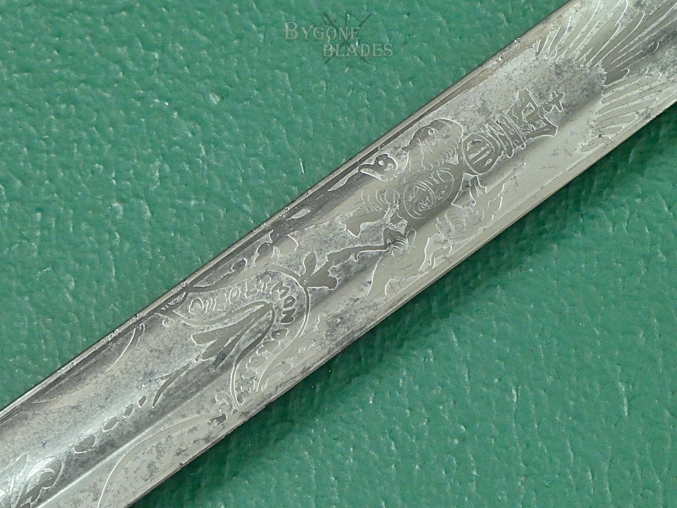 British Early 1846 Pattern Royal Navy Officers Sword. Kenning Circa 1850. #2609003 #18