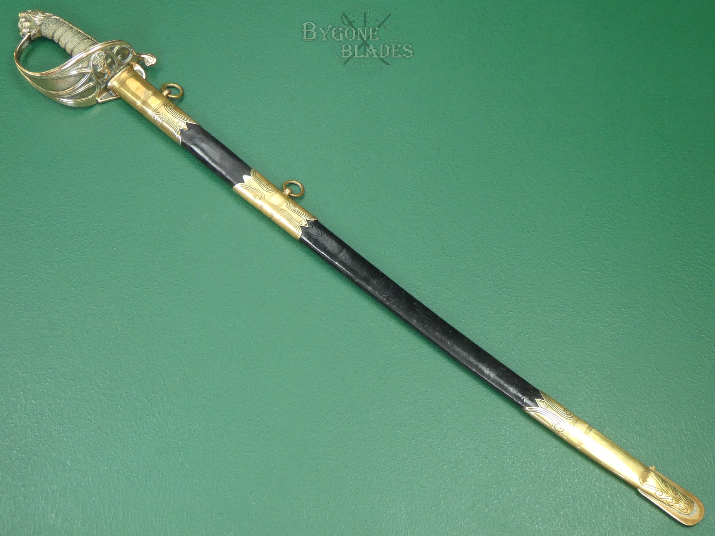 British Early 1846 Pattern Royal Navy Officers Sword. Kenning Circa 1850. #2609003 #3