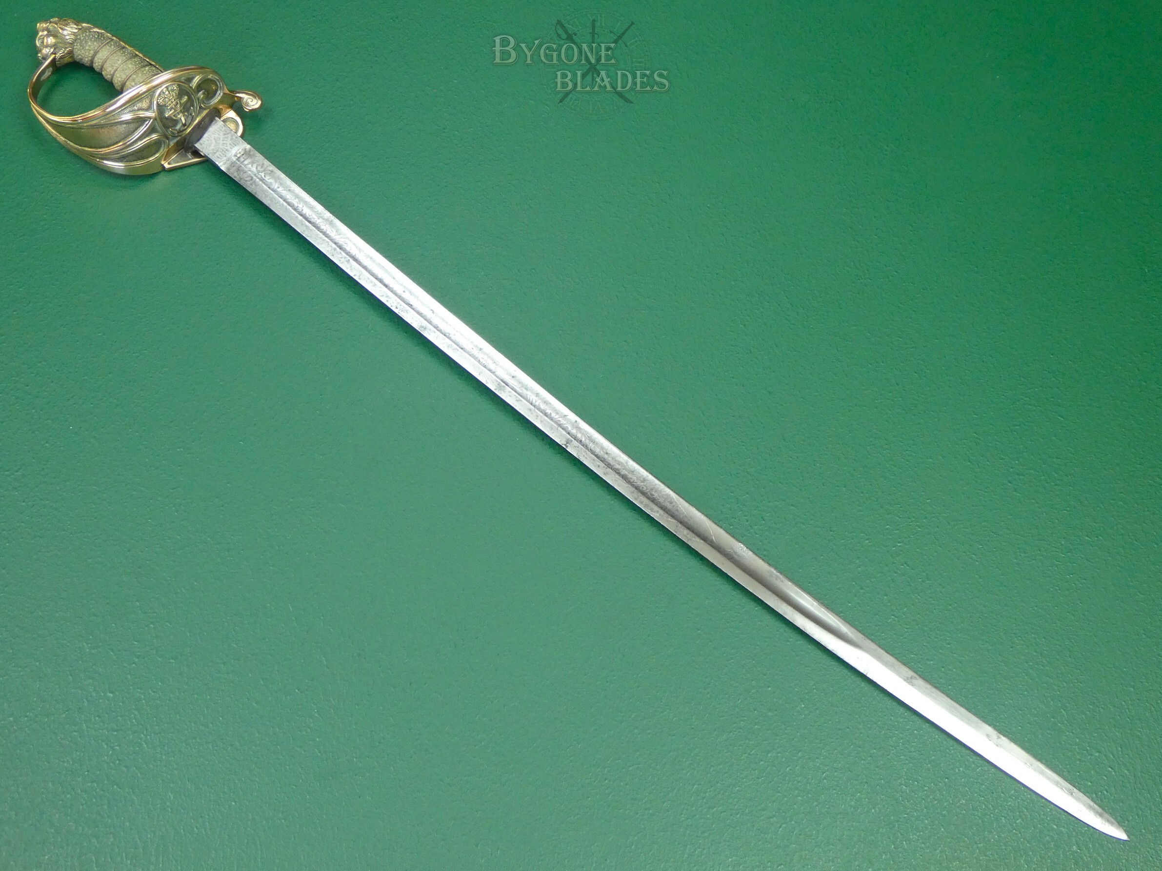 British Early 1846 Pattern Royal Navy Officers Sword. Kenning Circa 1850. #2609003 #5
