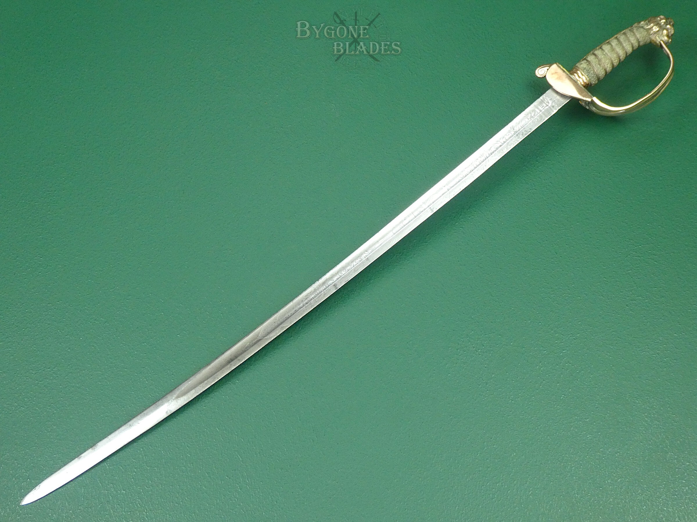 British Early 1846 Pattern Royal Navy Officers Sword. Kenning Circa 1850. #2609003 #6