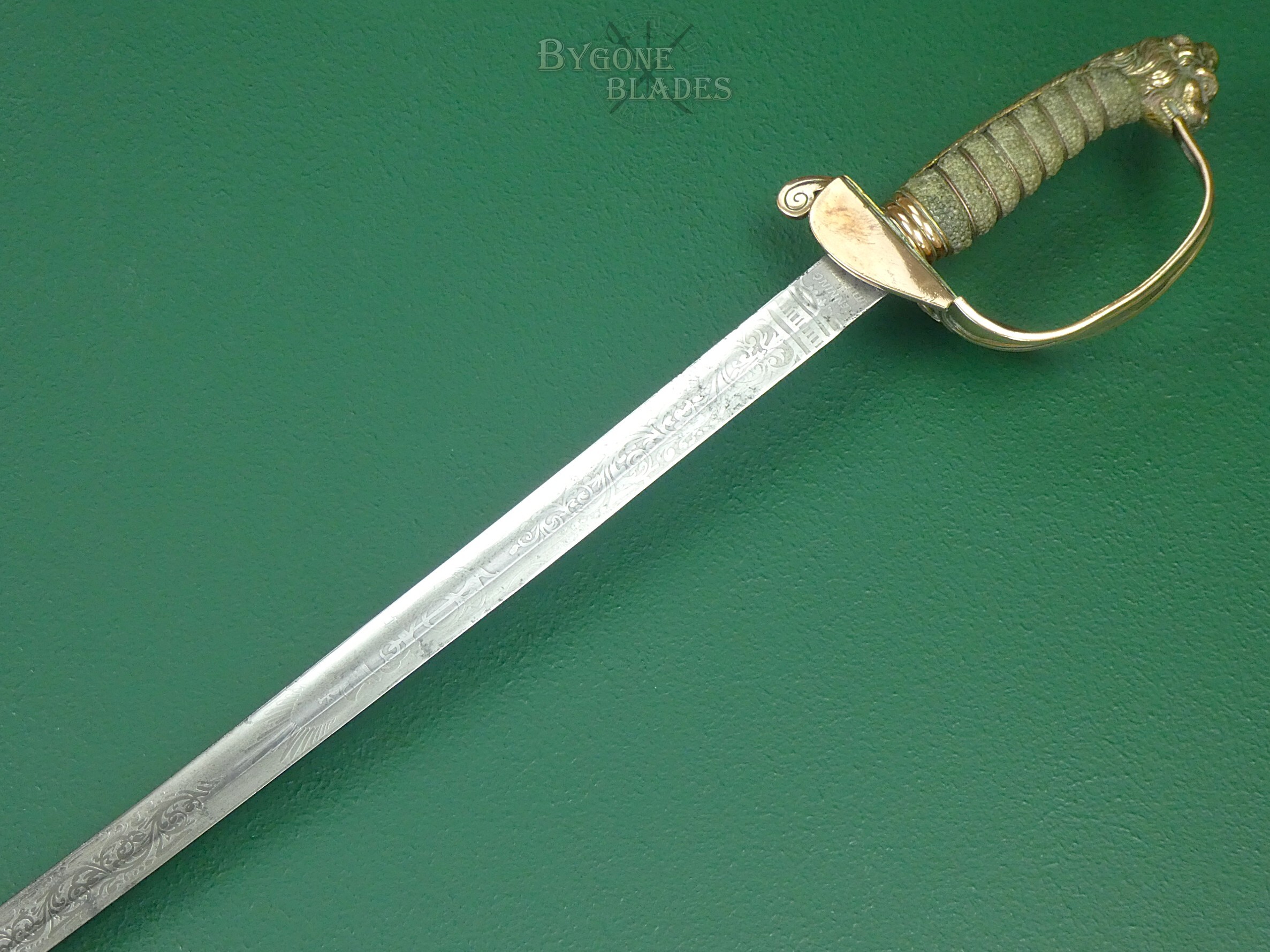 British Early 1846 Pattern Royal Navy Officers Sword. Kenning Circa 1850. #2609003 #8