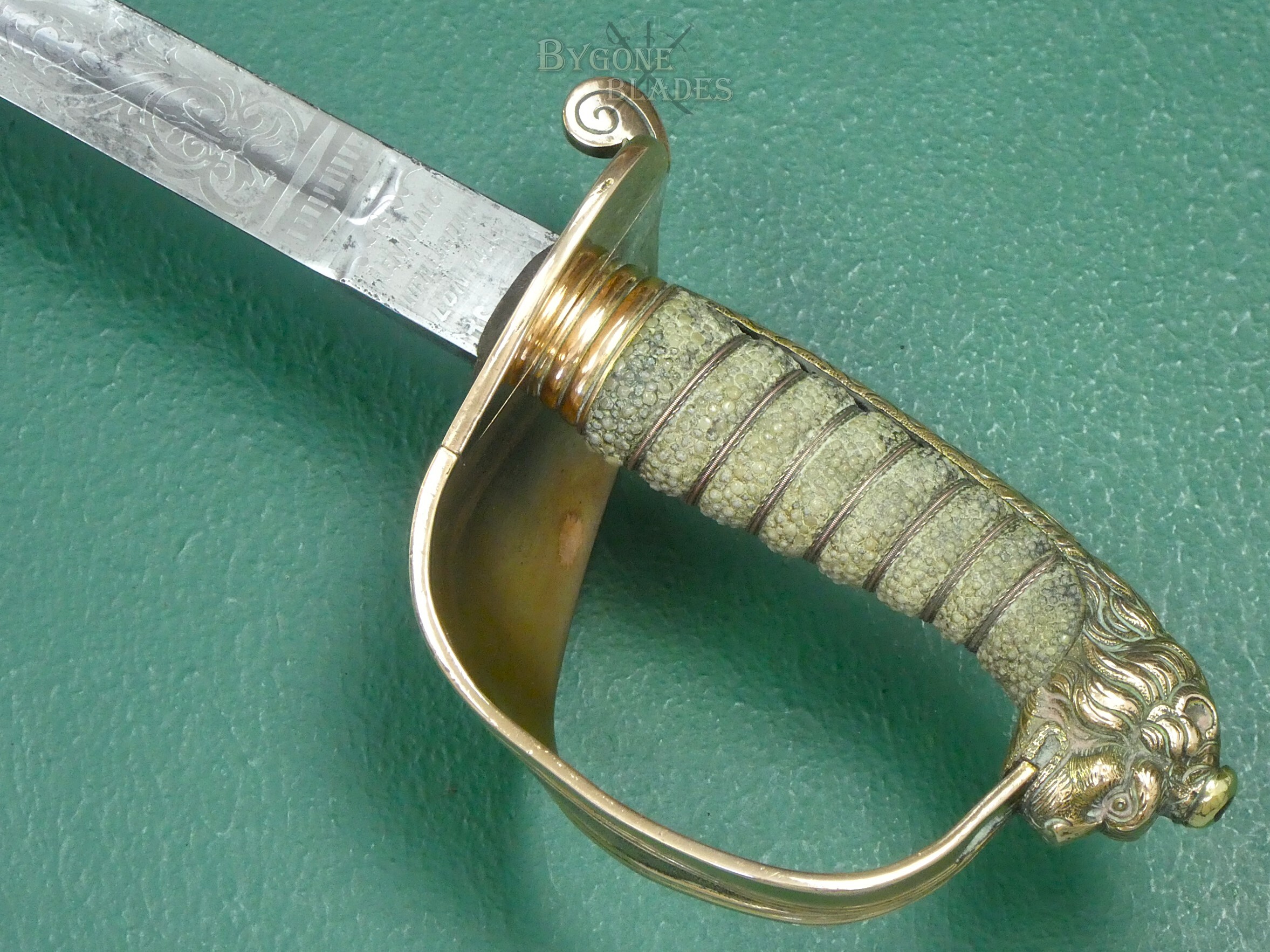 British Early 1846 Pattern Royal Navy Officers Sword. Kenning Circa 1850. #2609003 #10