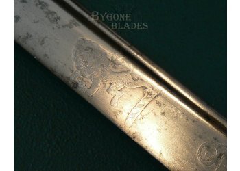 British East India Company 1827 Pattern Quill Point Naval Officers Sword #12