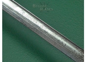 British Edward VII 1856 Pattern Royal Artillery Officers Sword. Pillin. #2511014 #14