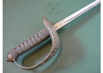 British Edward VII Raj Army Officer&#039;s Sword by E. Thurkle #4