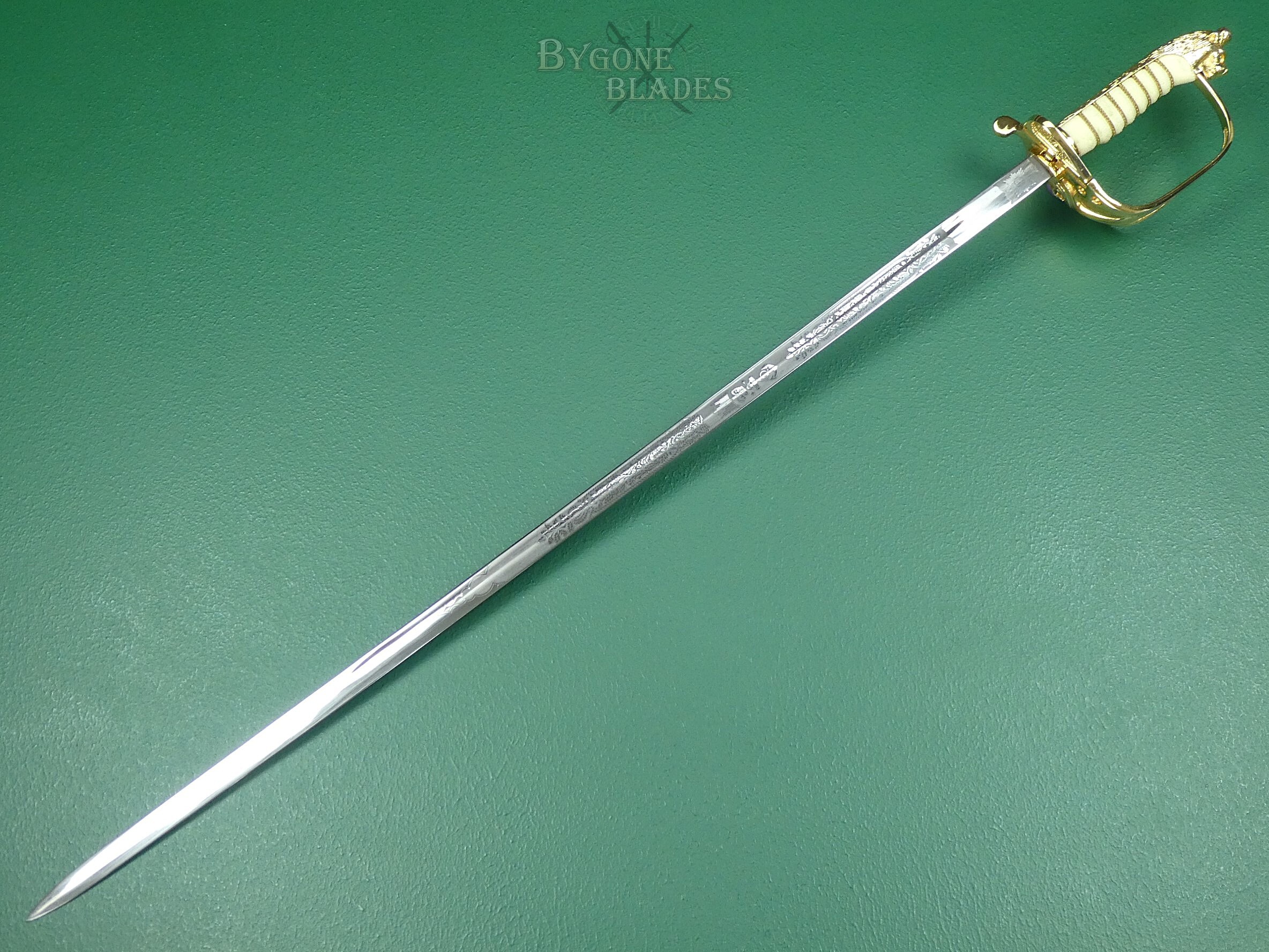 British EIIR Parade Ready Royal Navy Officers Sword. FIRMIN. #2310006 #6