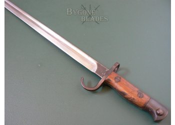 British First Pattern 1907 Hook Quillon Bayonet. Royal Inniskilling Fusiliers. Enfield 1911 #7