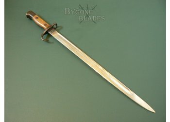British First Pattern 1907 Hooked Quillon Bayonet. Sanderson 1908 #5
