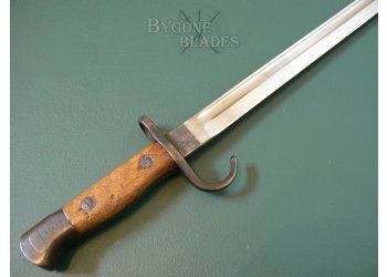 British First Pattern 1907 Hooked Quillon Bayonet. Sanderson 1908 #7