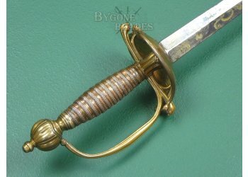 British George III Boatshell Guard Sword Circa 1800. #2311018 #12