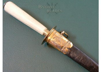 British George III Royal Navy Dress Dirk. Naval Officers Knife #4