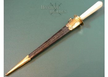 British George III Royal Navy Dress Dirk. Naval Officers Knife #5